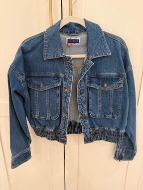 Pilcro denim bomber jacket, XS, NWT